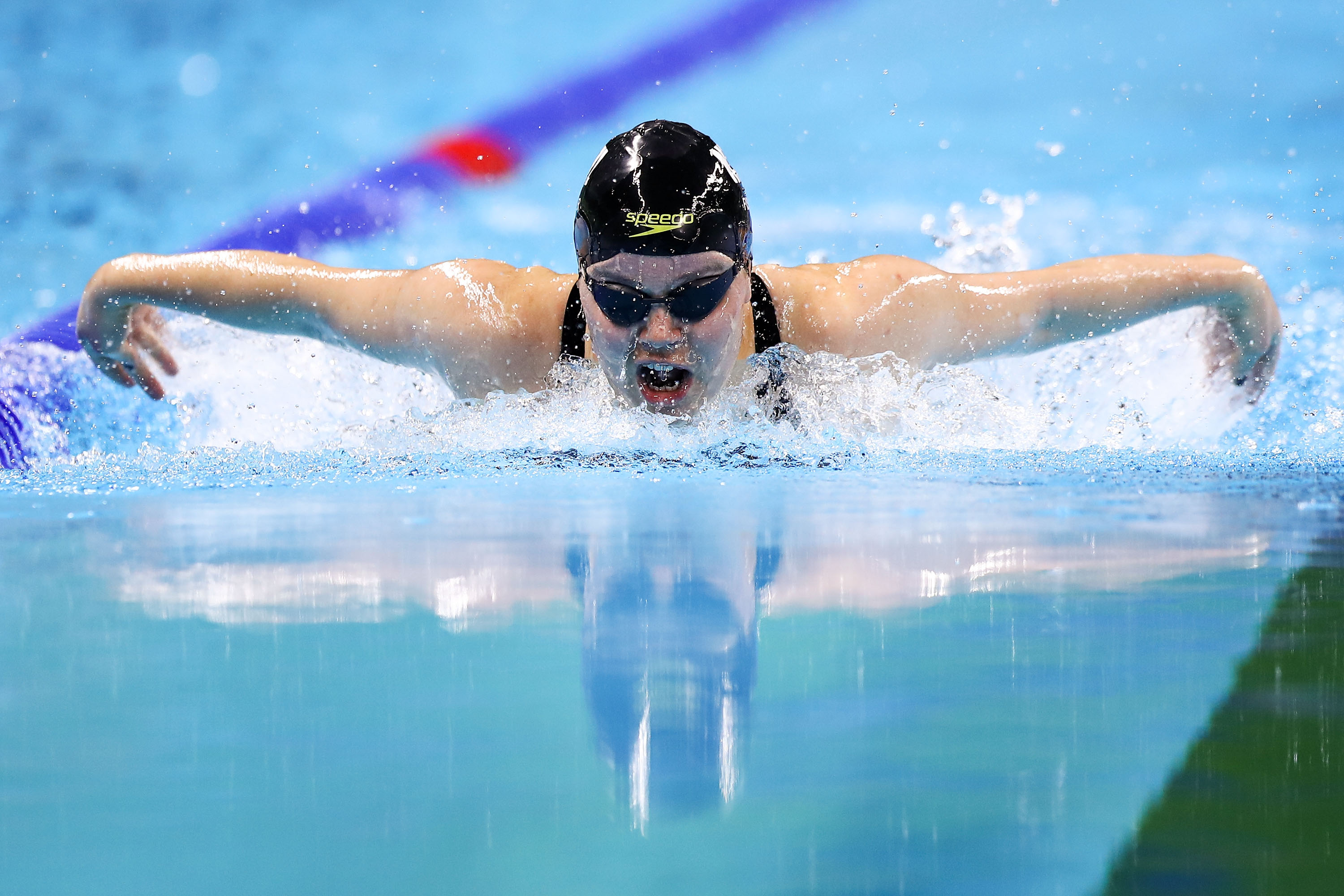 •	Mary Fisher competing in the Women’s 200m Individual Medley SM11 at the Rio 2016 Paralympic Games. Credit: Getty Images
